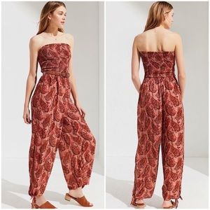 SOLD Urban Outfitters Strapless Smocked Romper